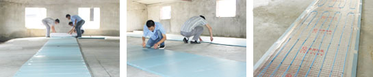 電地暖專(zhuān)用保溫板鋪設(shè)圖