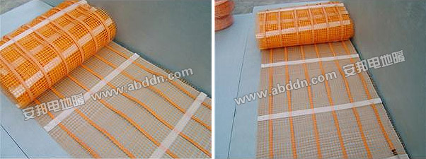 超薄發(fā)熱電纜席安裝圖