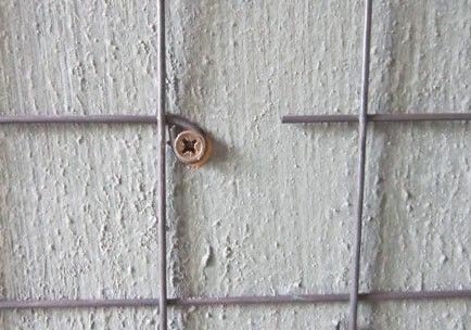 固定好電地暖鋼絲網(wǎng)