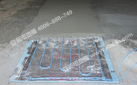 電地暖安裝完成