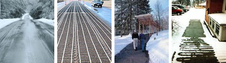 車道及人行道發(fā)熱電纜融雪化冰系統(tǒng)安裝圖