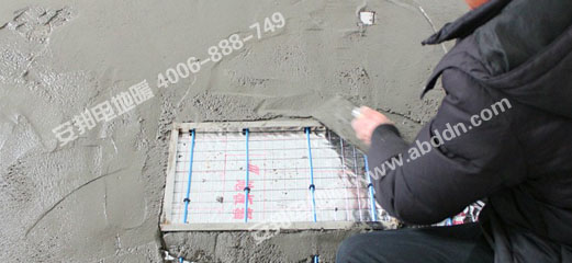 安邦電地暖濕式安裝