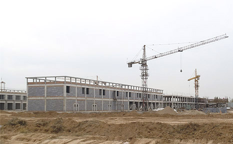 電地暖施工現(xiàn)場